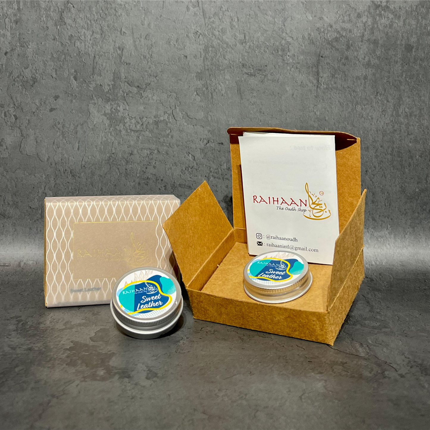 Solid Perfume Sweet Leather-15Gm