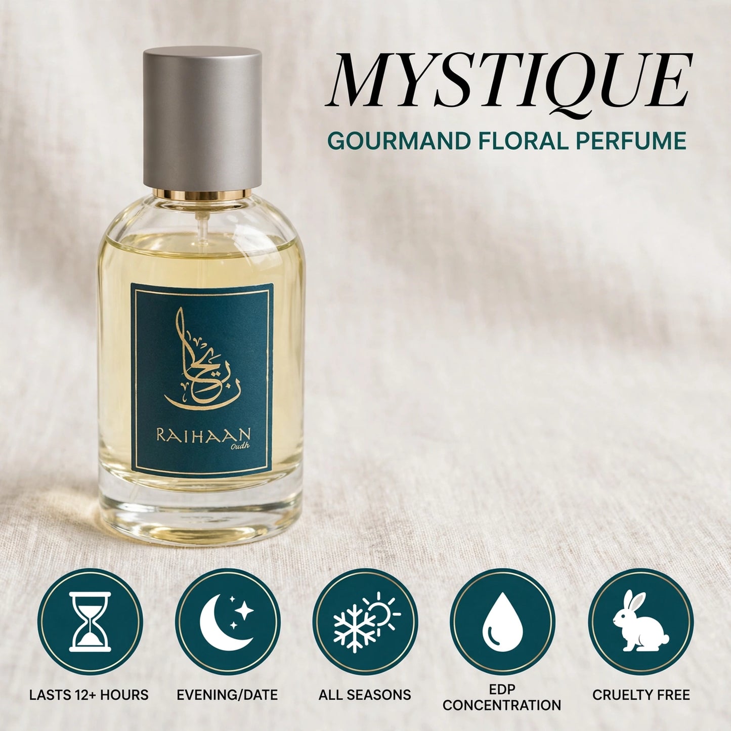 MYSTIQUE Gourmand Floral Perfume